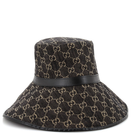 Gucci Wide Brim Hat GG Denim 294069 display picture 2