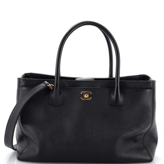 Chanel Cerf Executive Tote Leather Medium