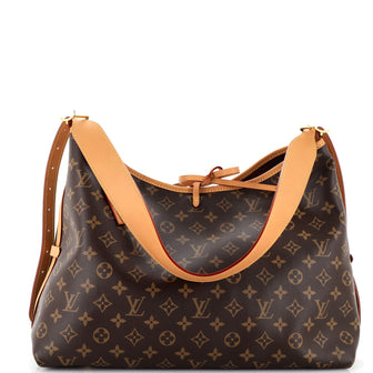 Louis Vuitton CarryAll Hobo Monogram Canvas MM