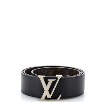 Louis Vuitton LV Initiales Reversible Belt Monogram Canvas and Leather Wide
