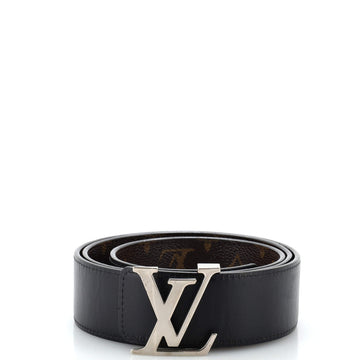 Louis Vuitton LV Initiales Reversible Belt Monogram Canvas and Leather Wide