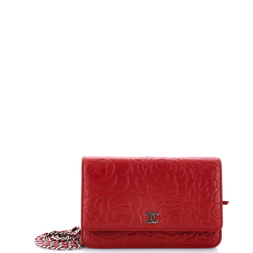 Chanel Wallet on Chain Camellia Lambskin