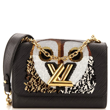 Louis Vuitton Twist Handbag Bird Motif Epi Leather MM