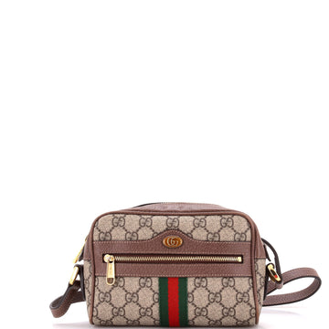 Gucci Ophidia Shoulder Bag GG Coated Canvas Mini