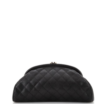 Chanel Timeless Clutch Quilted Caviar