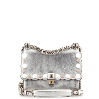 Fendi Kan I Bag Studded Leather Small
