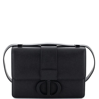 Christian Dior Ultra Matte 30 Montaigne Flap Bag Leather