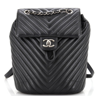 Chanel Urban Spirit Backpack Chevron Leather Small