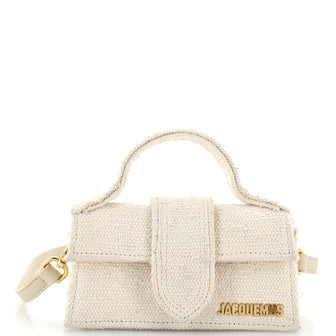 Jacquemus Le Bambino Top Handle Flap Bag Canvas
