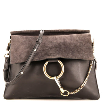 Chloe Faye Shoulder Bag Leather Medium