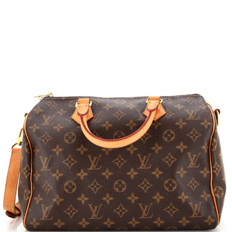 Louis Vuitton Speedy Bandouliere Bag Monogram Canvas 30