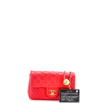 Chanel Pearl Crush Flap Bag Quilted Lambskin Mini