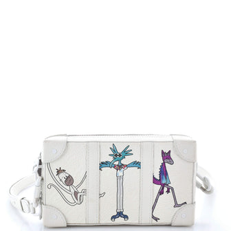 Louis Vuitton Soft Trunk Wallet LV Friends Printed Monogram Taurillon Leather