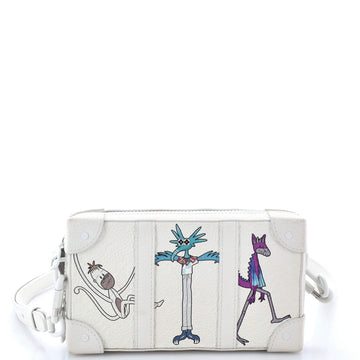 Louis Vuitton Soft Trunk Wallet LV Friends Printed Monogram Taurillon Leather