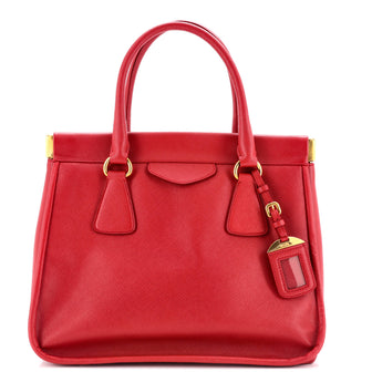 Prada Frame Tote Saffiano Leather Medium