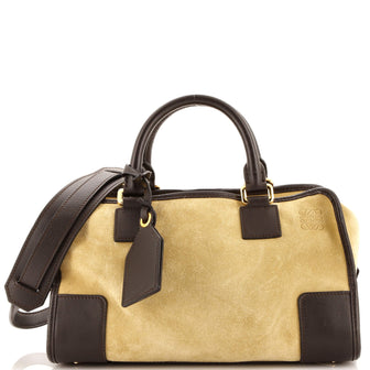 Loewe Amazona NM Bag Suede and Leather 28