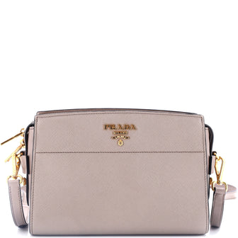 Prada Bibliotheque Crossbody Saffiano Leather