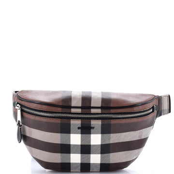 Burberry Cason Bum Bag Check E-Canvas Medium