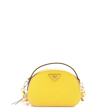 Prada Odette Top Handle Bag Saffiano Leather Small