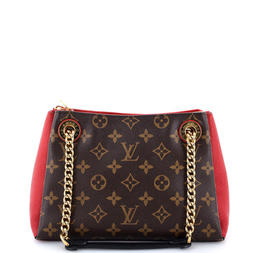 Louis Vuitton Surene Handbag Monogram Canvas with Leather BB