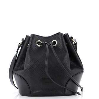 Gucci Bright Bucket Bag Diamante Leather Small