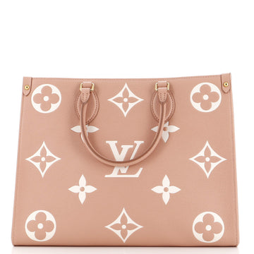 Louis Vuitton OnTheGo Tote Bicolor Monogram Empreinte Giant MM