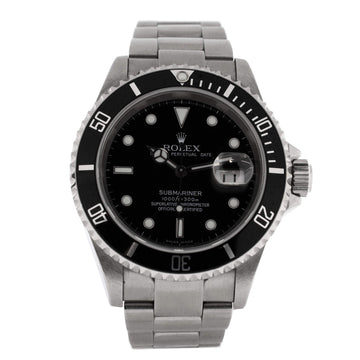Rolex Oyster Perpetual Submariner Date Automatic Watch Stainless Steel 40