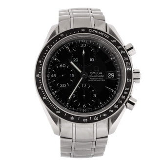 Omega Speedmaster Date Chronograph Chronometer Automatic Watch Stainless Steel 40