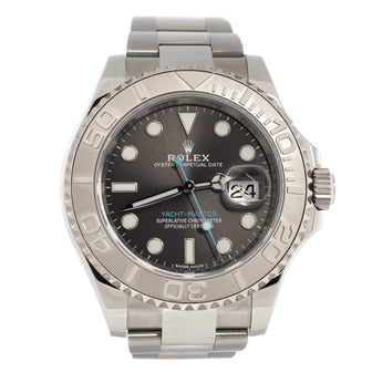 Rolex Oyster Perpetual Yacht-Master Slate Automatic Watch Stainless Steel and Platinum 40