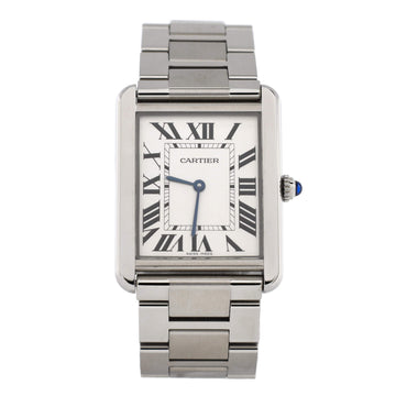 Cartier Tank Solo Quartz Watch Stainless Steel 27