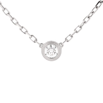 Cartier Cartier D'Amour Pendant Necklace 18K White Gold with Diamond Small
