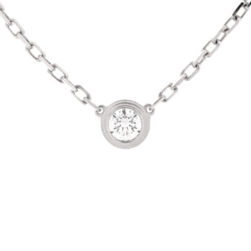 Cartier Cartier D'Amour Pendant Necklace 18K White Gold with Diamond Small