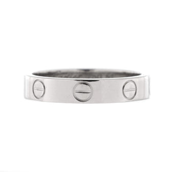Cartier Love Wedding Band Ring 18K White Gold