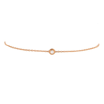 Cartier D'Amour Bracelet 18K Rose Gold and Diamond XS
