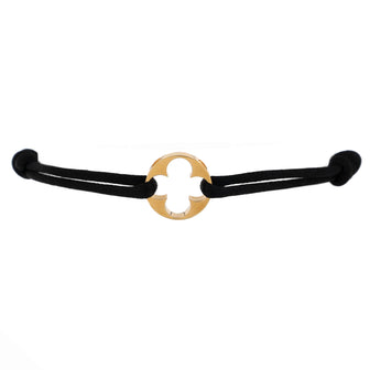 Louis Vuitton Empreinte Bracelet Silk Cord with 18K Yellow Gold