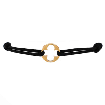 Louis Vuitton Empreinte Bracelet Silk Cord with 18K Yellow Gold