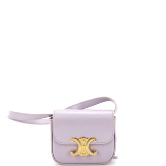 Celine Triomphe Shoulder Bag Smooth Calfskin Mini