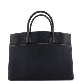 Hermes White Bus Bag Leather 39