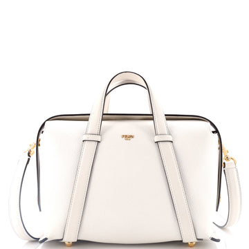 Fendi 365 Boston Bag Leather Medium