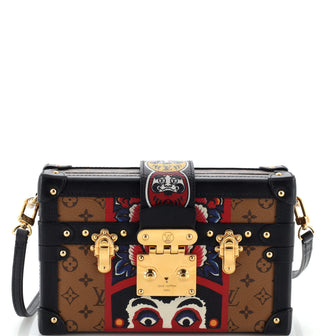 Louis Vuitton Petite Malle Handbag Limited Edition Kabuki Monogram Canvas