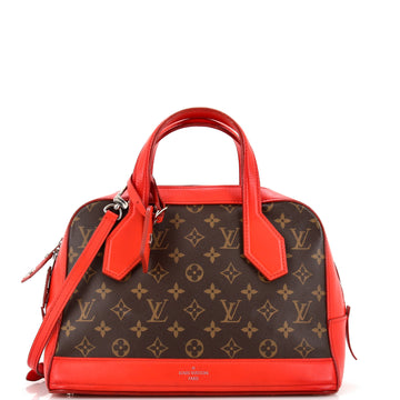 Louis Vuitton Dora Handbag Monogram Canvas and Calfskin PM
