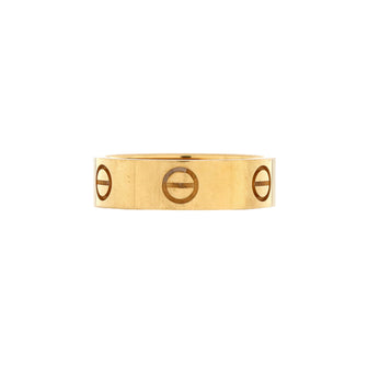 Cartier Love Band Ring 18K Yellow Gold