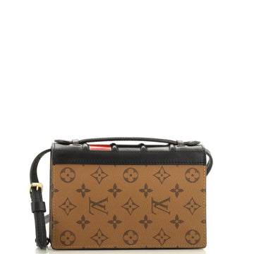 Louis Vuitton Book Chain Wallet Reverse Monogram Canvas