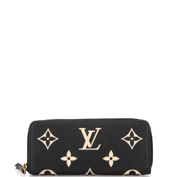 Louis Vuitton Clemence Wallet Bicolor Monogram Empreinte Giant