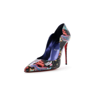 Christian Louboutin Women's Hot Chick Pumps Printed Patent 100