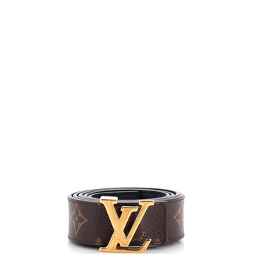 Louis Vuitton LV Initiales Reversible Belt Monogram Canvas and Leather Medium