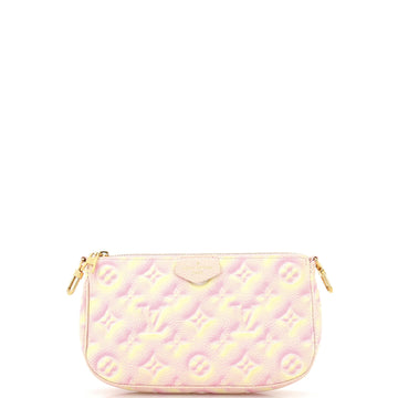 Louis Vuitton Multi Pochette Accessoires Pouch Stardust Monogram Empreinte Leather Small