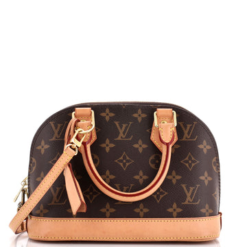 Louis Vuitton Alma Handbag Monogram Canvas BB