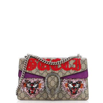 Gucci Dionysus Bag Embroidered GG Coated Canvas Small