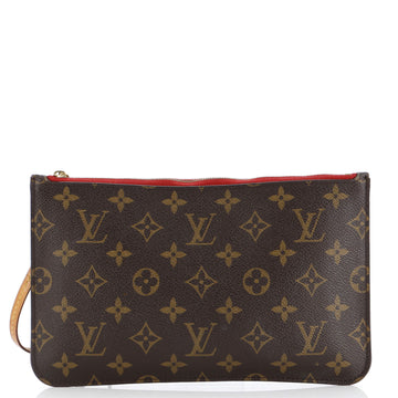 Louis Vuitton Neverfull Pochette Monogram Canvas Large